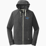 MTSU Blue Raiders New Era Men's Sueded Cotton Blend Full-Zip Hoodie Front Thumbnail