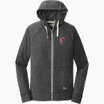 THE DALLES HIGH SCHOOL RIVERHAWKS New Era Men's Sueded Cotton Blend Full-Zip Hoodie Front Thumbnail