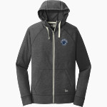Woodland Wildcats New Era Men's Sueded Cotton Blend Full-Zip Hoodie Front Thumbnail