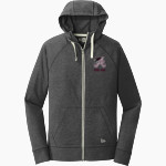 ARP HIGH SCHOOL TIGERS New Era Men's Sueded Cotton Blend Full-Zip Hoodie Front Thumbnail