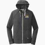 Magellan International School The Online Store New Era Men's Sueded Cotton Blend Full-Zip Hoodie Front Thumbnail