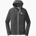 Fordham Prep Rams Online Store New Era Men's Sueded Cotton Blend Full-Zip Hoodie Front Thumbnail