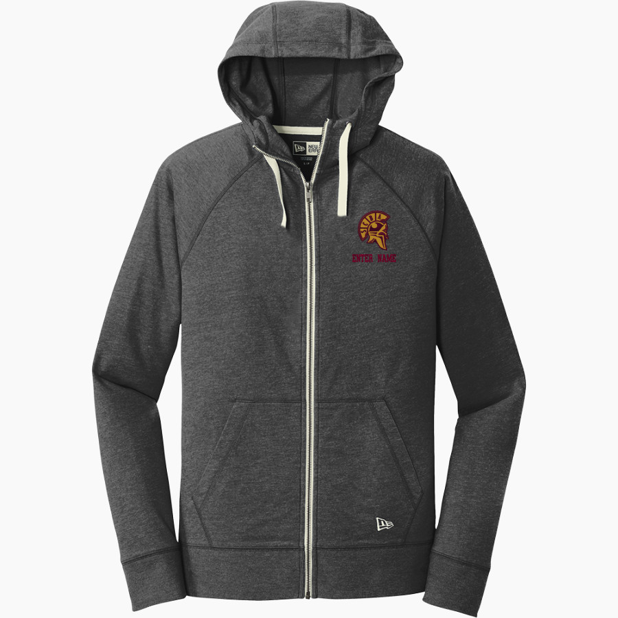 St. Charles Warriors <span class="pdp-name-mascot">St Charles Borromeo Warriors</span> New Era Men's Sueded Cotton Blend Full-Zip Hoodie
