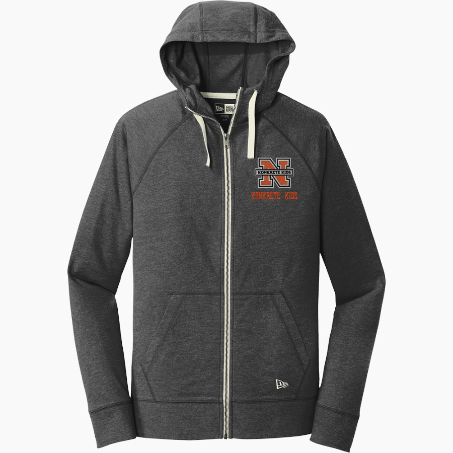 Northampton Konkrete Kids <span class="pdp-name-mascot">Northampton Area Middle School Konkrete Kids</span> New Era Men's Sueded Cotton Blend Full-Zip Hoodie