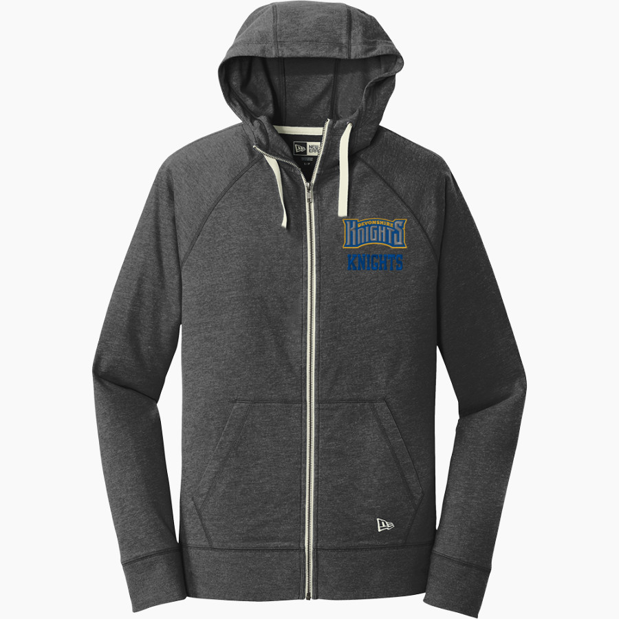 Devonshire Knights <span class="pdp-name-mascot">Devonshire Knights</span> New Era Men's Sueded Cotton Blend Full-Zip Hoodie