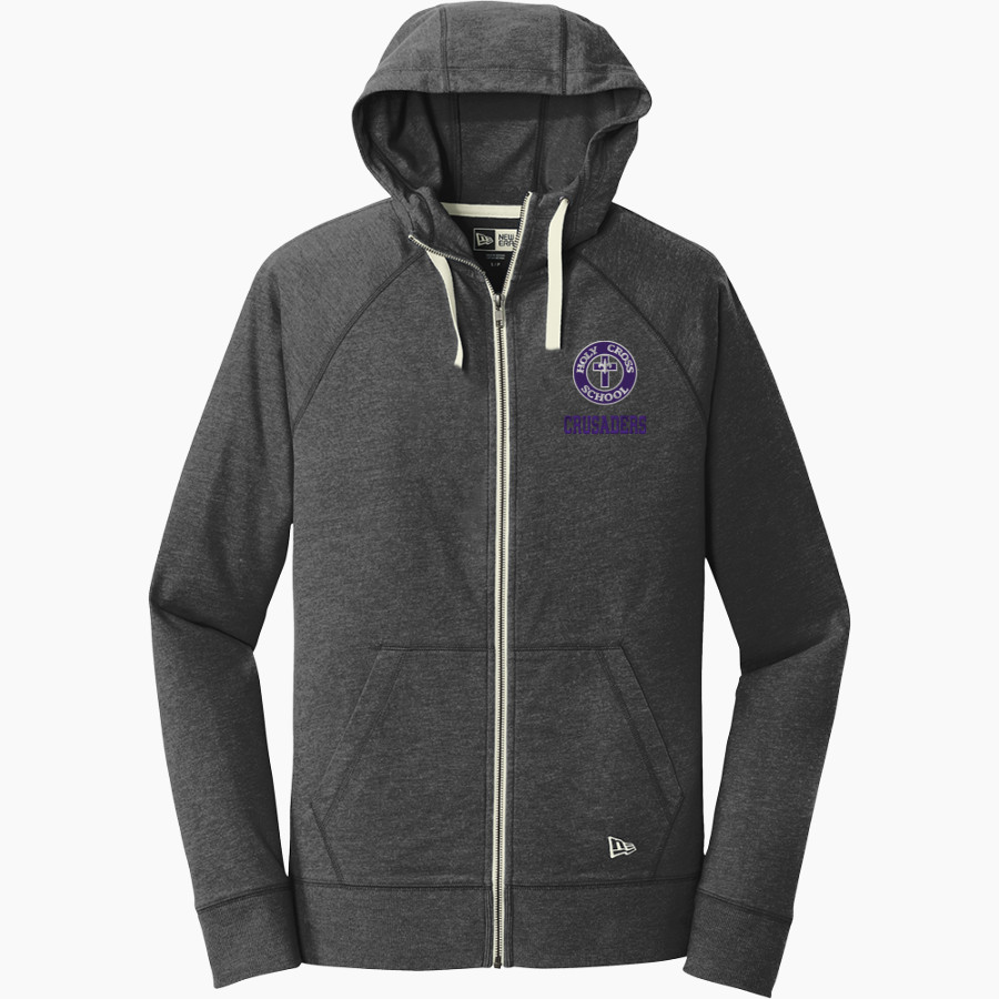 Holy Cross Crusaders <span class="pdp-name-mascot">Holy Cross School Crusaders</span> New Era Men's Sueded Cotton Blend Full-Zip Hoodie