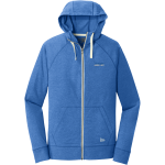Marie Philip School Galloping Ghosts <span class="pdp-name-mascot">Marie Philip School Galloping Ghosts</span> New Era Men's Sueded Cotton Blend Full-Zip Hoodie Front Thumbnail