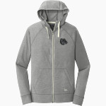 Woodburn Bulldogs <span class="pdp-name-mascot">Woodburn Bulldogs</span> New Era Men's Sueded Cotton Blend Full-Zip Hoodie Front Thumbnail