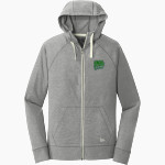 Notre Dame College Prep The Official Online Store <span class="pdp-name-mascot">Notre Dame Dons</span> New Era Men's Sueded Cotton Blend Full-Zip Hoodie Front Thumbnail
