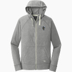 Rochester YellowJackets New Era Men's Sueded Cotton Blend Full-Zip Hoodie Front Thumbnail