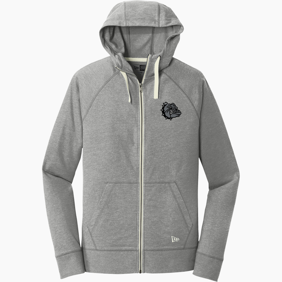 Woodburn Bulldogs <span class="pdp-name-mascot">Woodburn Bulldogs</span> New Era Men's Sueded Cotton Blend Full-Zip Hoodie