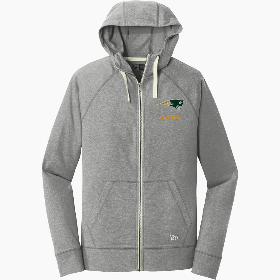 PATRICK HENRY HIGH SCHOOL PATRIOTS <span class="pdp-name-mascot">PATRICK HENRY PATRIOTS</span> New Era Men's Sueded Cotton Blend Full-Zip Hoodie