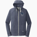 WEST GEAUGA HIGH SCHOOL WOLVERINES ONLINE STORE <span class="pdp-name-mascot">WEST GEAUGA WOLVERINES</span> New Era Men's Sueded Cotton Blend Full-Zip Hoodie Front Thumbnail