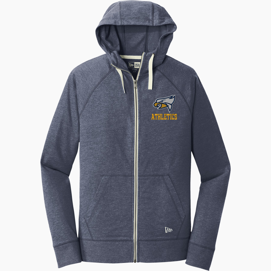 HUDSONVILLE HIGH SCHOOL EAGLES <span class="pdp-name-mascot">HUDSONVILLE EAGLES</span> New Era Men's Sueded Cotton Blend Full-Zip Hoodie
