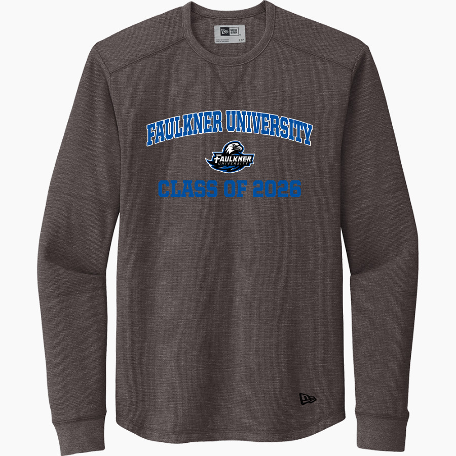Faulkner University Eagles <span class="pdp-name-mascot">Faulkner University Eagles</span> New Era Thermal Long Sleeve Tee