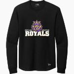 PORTLAND CHRISTIAN HIGH SCHOOL ROYALS New Era Thermal Long Sleeve Tee Front Thumbnail