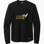AIC Yellow Jackets Sideline Store New Era Thermal Long Sleeve Tee Front Thumbnail