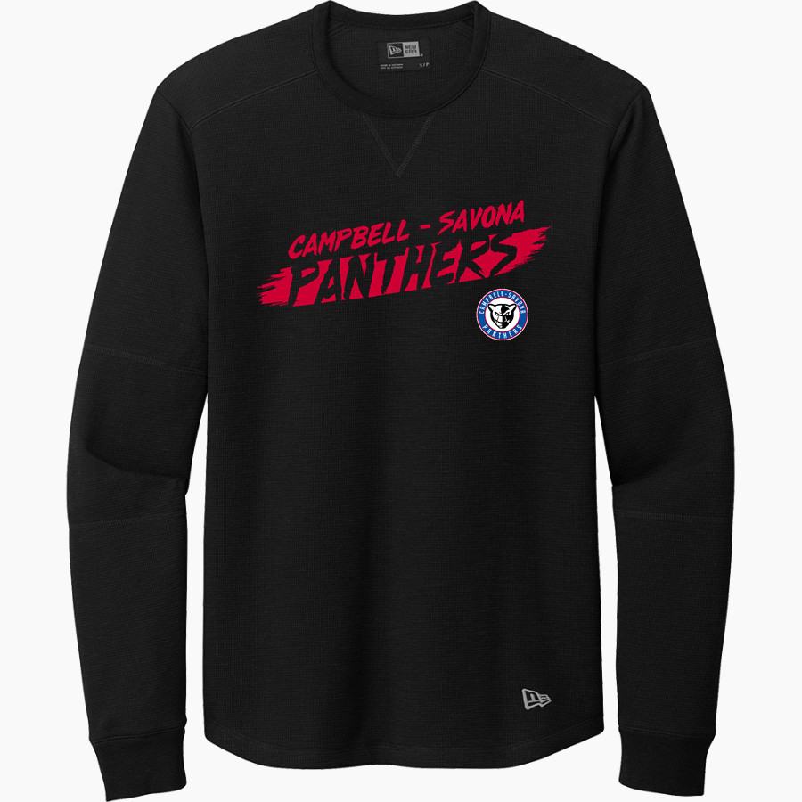 CAMPBELL-SAVONA HIGH SCHOOL PANTHERS <span class="pdp-name-mascot">CAMPBELL - SAVONA PANTHERS</span> New Era Thermal Long Sleeve Tee