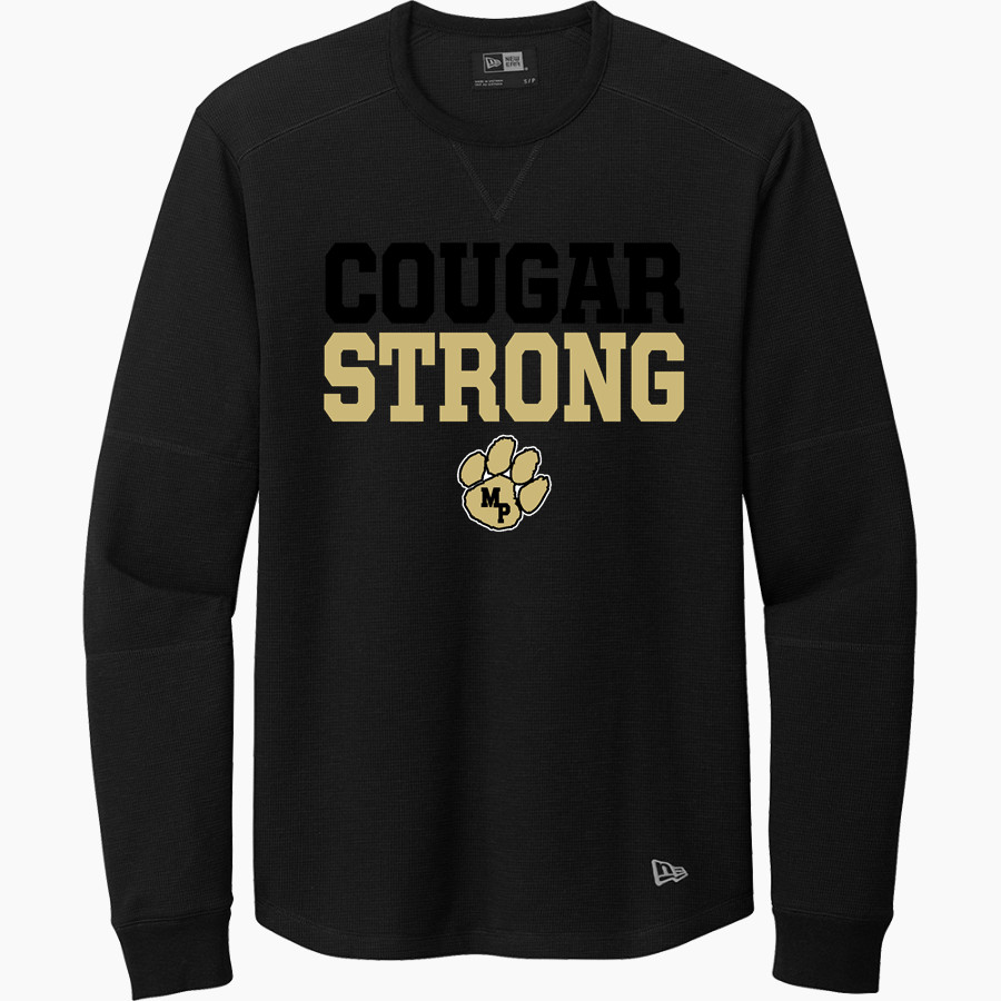 Manassas Park Cougars New Era Thermal Long Sleeve Tee