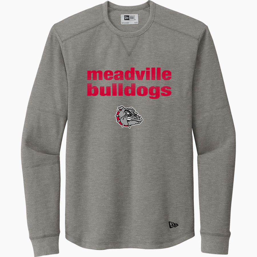 MEADVILLE HIGH SCHOOL BULLDOGS New Era Thermal Long Sleeve Tee