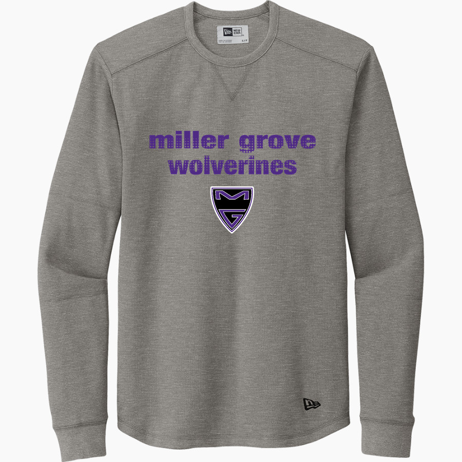 MILLER GROVE HIGH SCHOOL WOLVERINES <span class="pdp-name-mascot">MILLER GROVE WOLVERINES</span> New Era Thermal Long Sleeve Tee