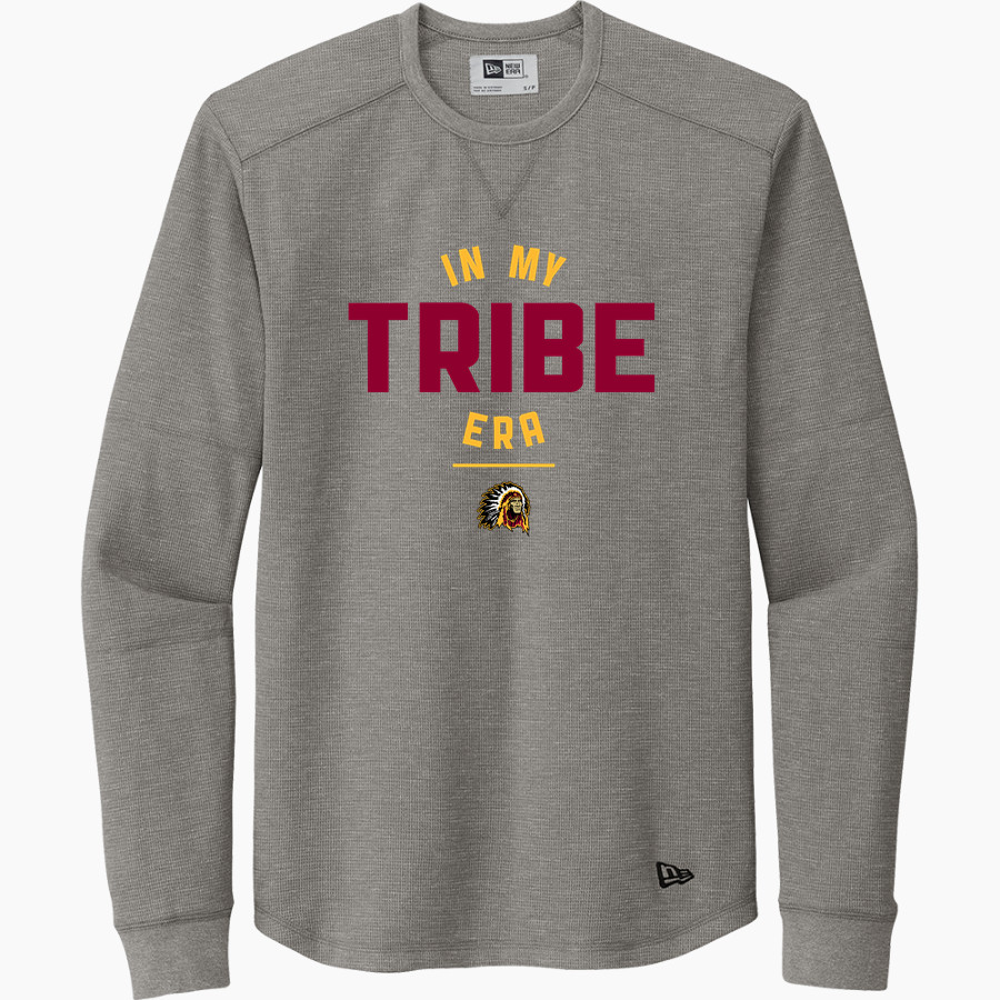 TULARE UNION HIGH SCHOOL REDSKINS <span class="pdp-name-mascot">TULARE TRIBE</span> New Era Thermal Long Sleeve Tee