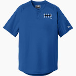 HINCKLEY-BIG ROCK HIGH SCHOOL ROYALS <span class="pdp-name-mascot">HINCKLEY - BIG ROCK ROYALS</span> New Era Men's Diamond Era 2-Button Jersey Front Thumbnail