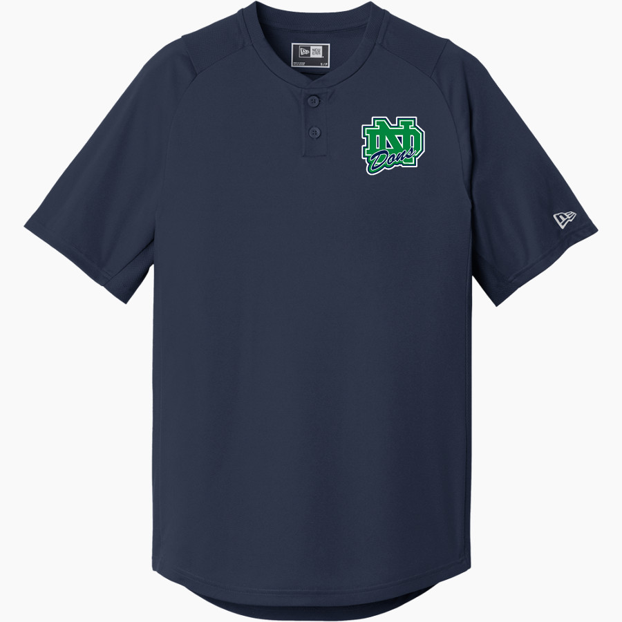 Notre Dame College Prep The Official Online Store <span class="pdp-name-mascot">Notre Dame Dons</span> New Era Men's Diamond Era 2-Button Jersey