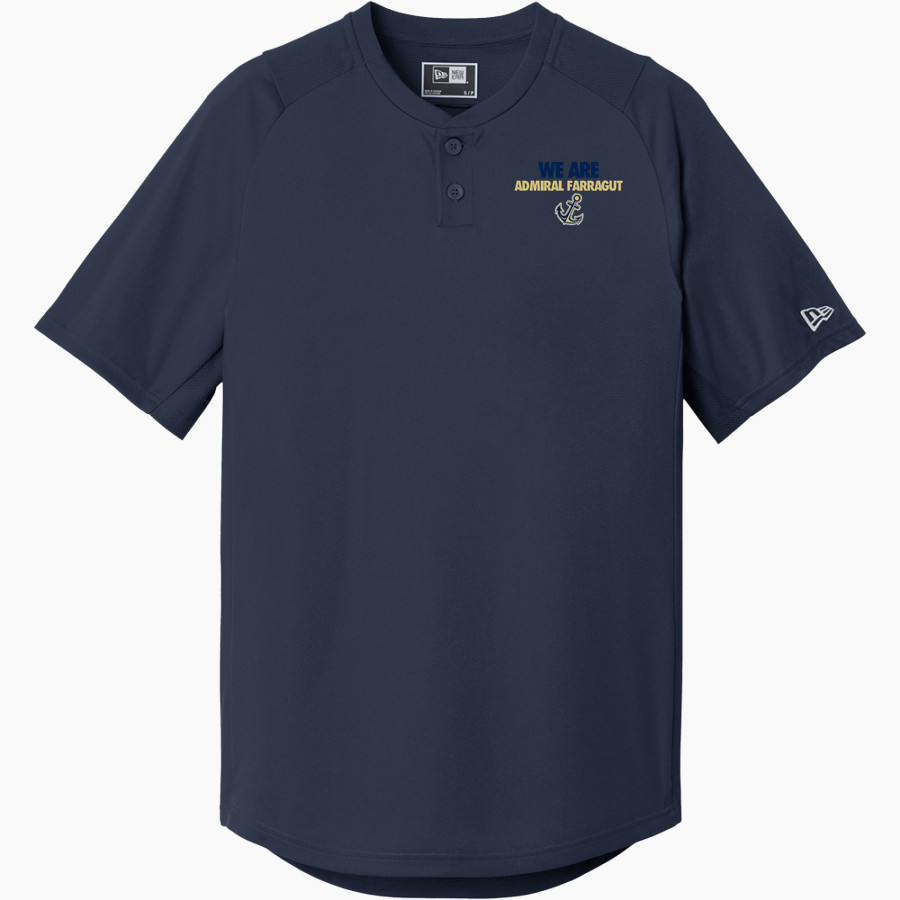 Admiral Farragut BlueJackets <span class="pdp-name-mascot">Farragut Bluejackets</span> New Era Men's Diamond Era 2-Button Jersey