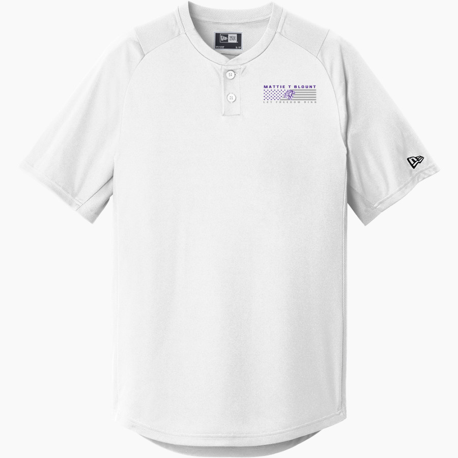MATTIE T BLOUNT HIGH SCHOOL LEOPARDS <span class="pdp-name-mascot">MATTIE T BLOUNT LEOPARDS</span> New Era Men's Diamond Era 2-Button Jersey