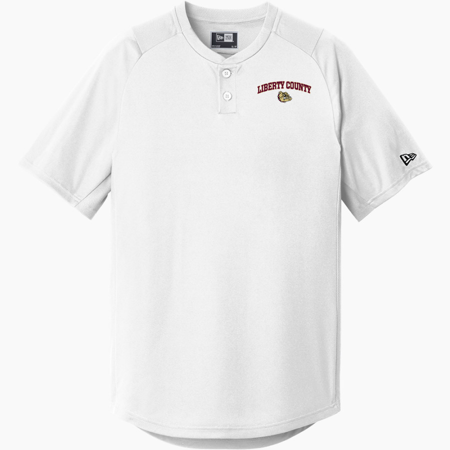 LIBERTY COUNTY HIGH SCHOOL BULLDOGS <span class="pdp-name-mascot">LIBERTY COUNTY BULLDOGS</span> New Era Men's Diamond Era 2-Button Jersey