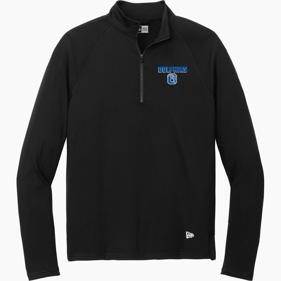 OCRACOKE SCHOOL DOLPHINS <span class="pdp-name-mascot">OCRACOKE DOLPHINS</span> New Era Men's Power 1/2-Zip