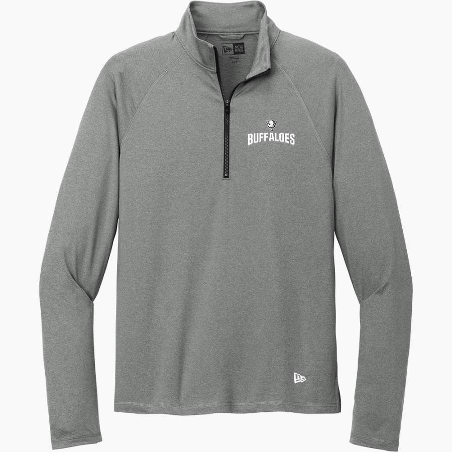 MANTECA HIGH SCHOOL BUFFALOES <span class="pdp-name-mascot">MANTECA BUFFALOES</span> New Era Men's Power 1/2-Zip