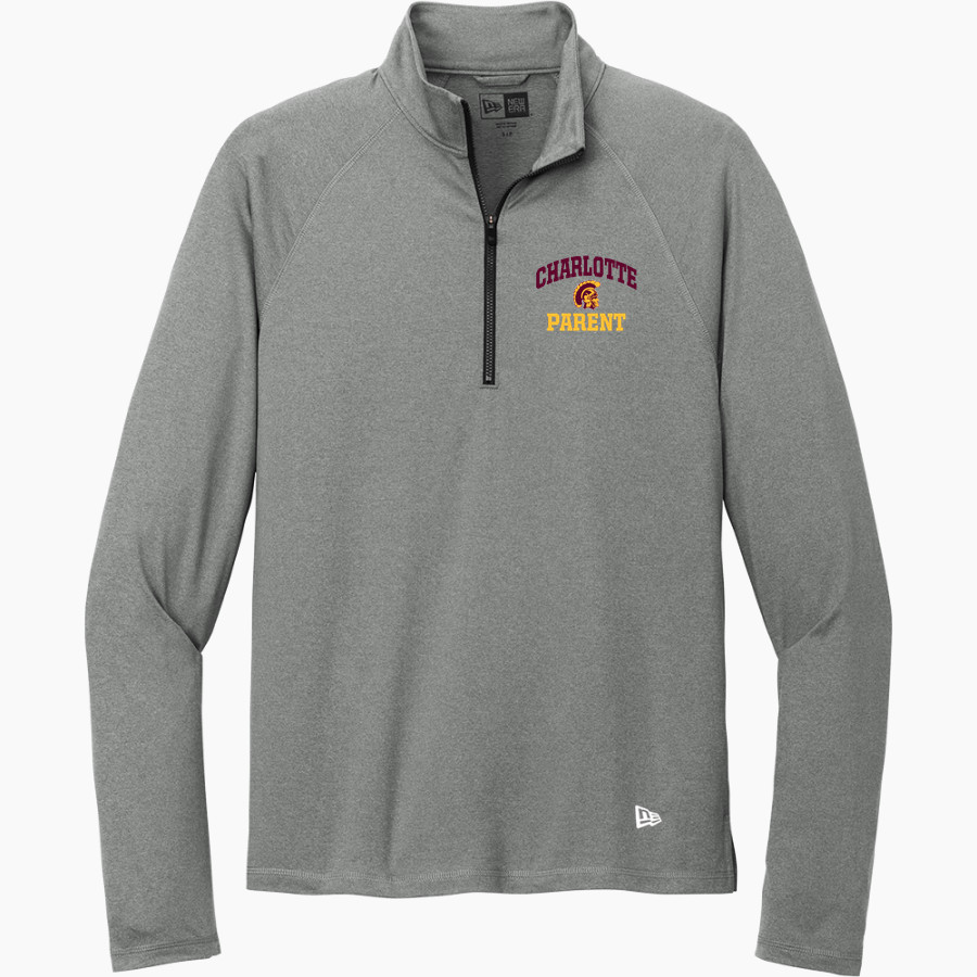 CHARLOTTE HIGH SCHOOL TROJANS New Era Men's Power 1/2-Zip