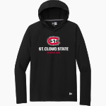 St. Cloud State University The Official Online Store New Era Men's Long Sleeve Power Hoodie Front Thumbnail