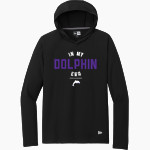 Bergman Dolphins <span class="pdp-name-mascot">Frank V. Bergman Elementary Dolphins</span> New Era Men's Long Sleeve Power Hoodie Front Thumbnail