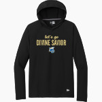 Divine Savior Academy Sharks <span class="pdp-name-mascot">Divine Savior Sharks</span> New Era Men's Long Sleeve Power Hoodie Front Thumbnail