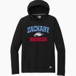 Zachary Broncos <span class="pdp-name-mascot">Zachary Broncos</span> New Era Men's Long Sleeve Power Hoodie Front Thumbnail