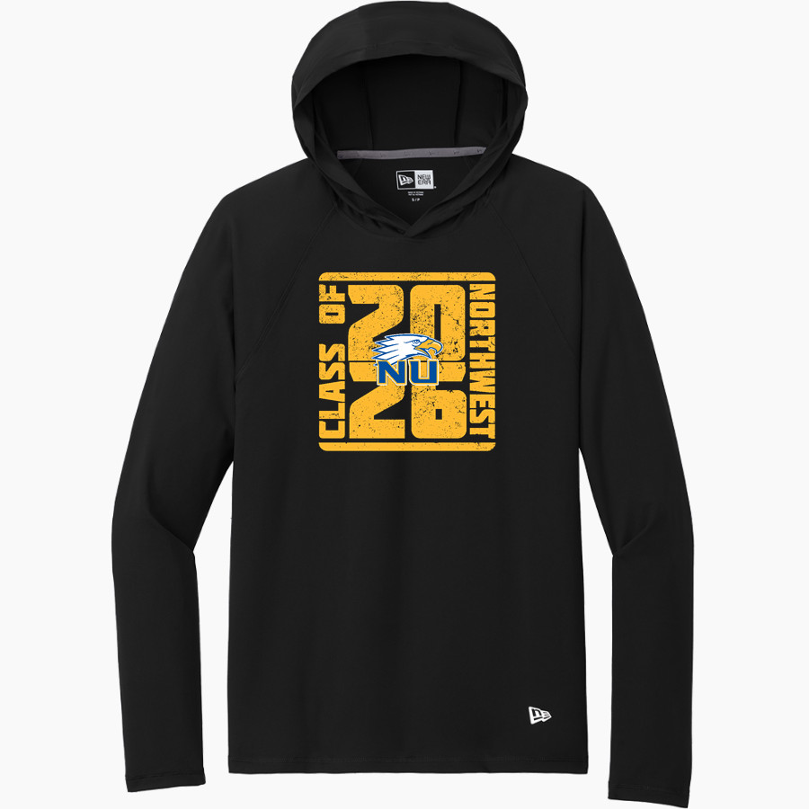 Northwest University Eagles Online Store New Era Men's Long Sleeve Power Hoodie