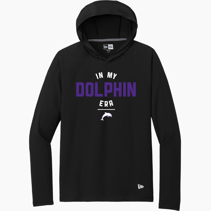 Bergman Dolphins <span class="pdp-name-mascot">Frank V. Bergman Elementary Dolphins</span> New Era Men's Long Sleeve Power Hoodie
