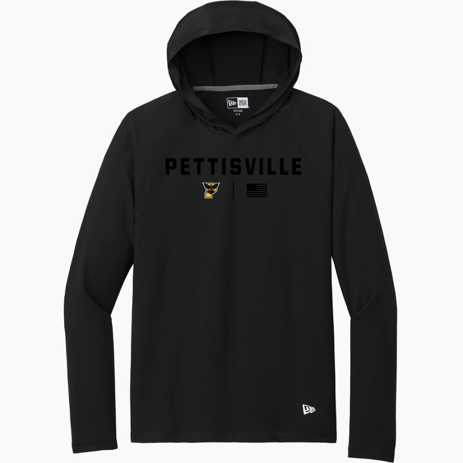 PETTISVILLE BLACKBIRDS ONLINE STORE <span class="pdp-name-mascot">PETTISVILLE BLACKBIRDS</span> New Era Men's Long Sleeve Power Hoodie