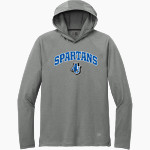 Aurora University Spartans Online Store <span class="pdp-name-mascot">Aurora Spartans</span> New Era Men's Long Sleeve Power Hoodie Front Thumbnail
