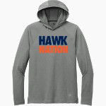 GALLATIN COUNTY HIGH SCHOOL HAWKS <span class="pdp-name-mascot">GALLATIN COUNTY HAWKS</span> New Era Men's Long Sleeve Power Hoodie Front Thumbnail