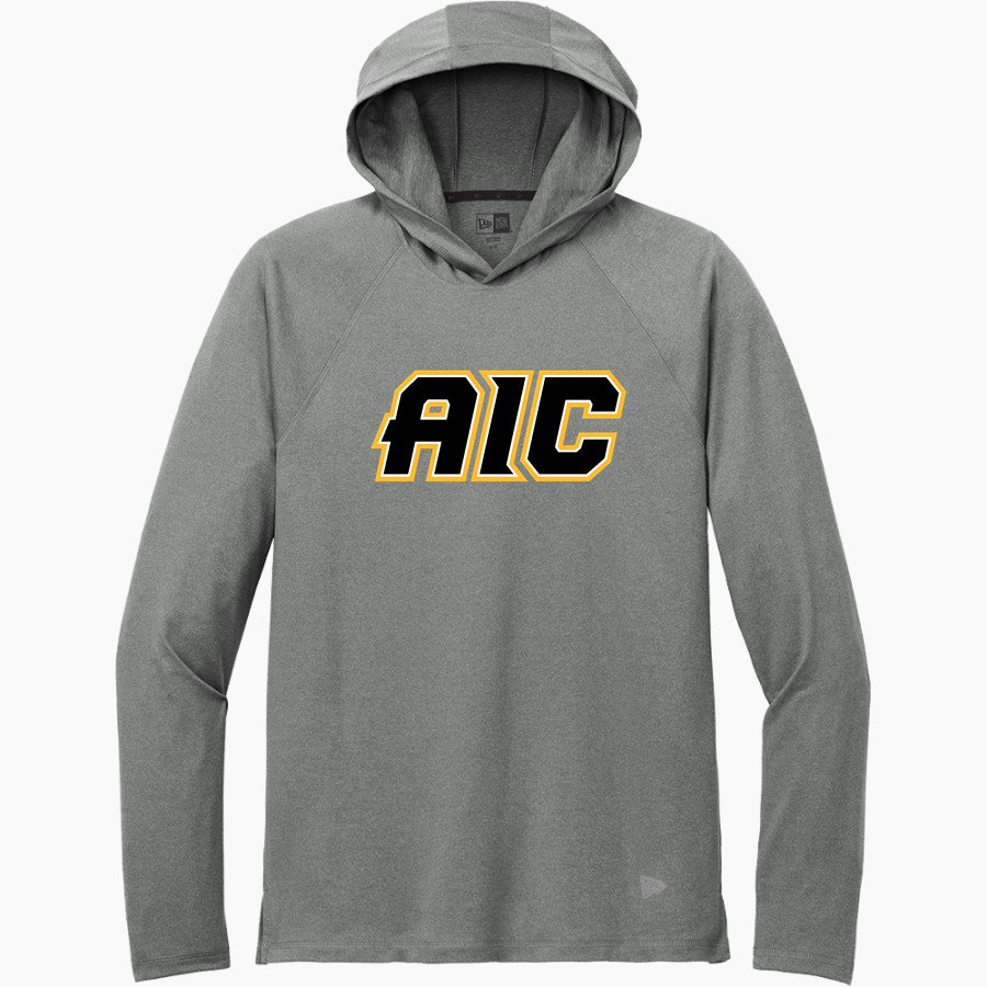 AIC Yellow Jackets Sideline Store New Era Men's Long Sleeve Power Hoodie