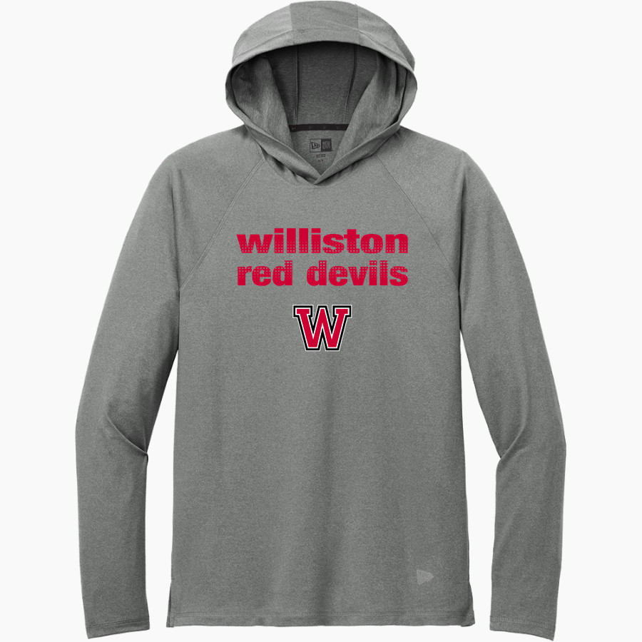 WILLISTON HIGH SCHOOL RED DEVILS New Era Men's Long Sleeve Power Hoodie