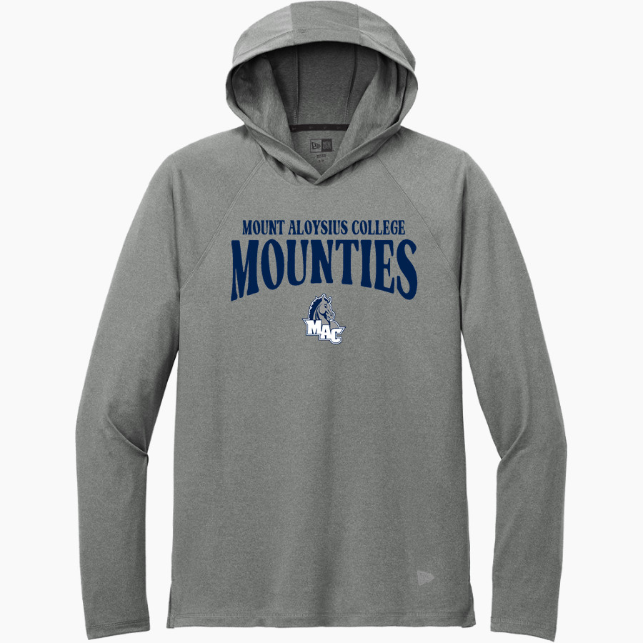 Mount Aloysius College Mounties New Era Men's Long Sleeve Power Hoodie