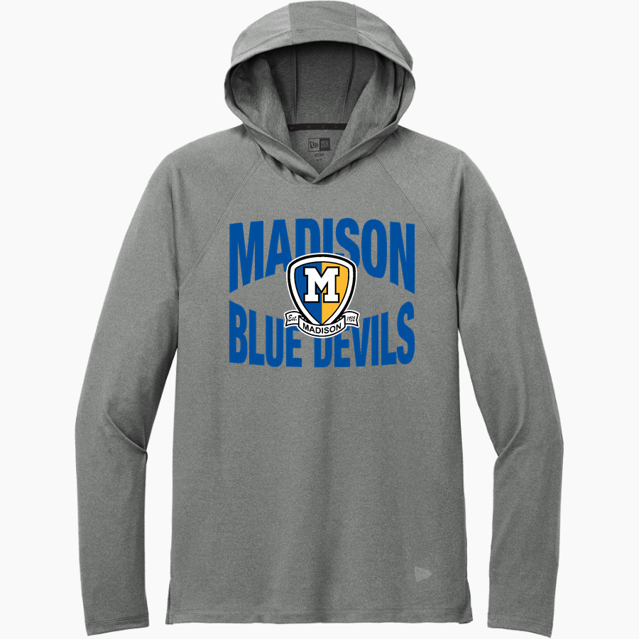 MADISON CENTRAL HIGH SCHOOL BLUE DEVILS New Era Men's Long Sleeve Power Hoodie