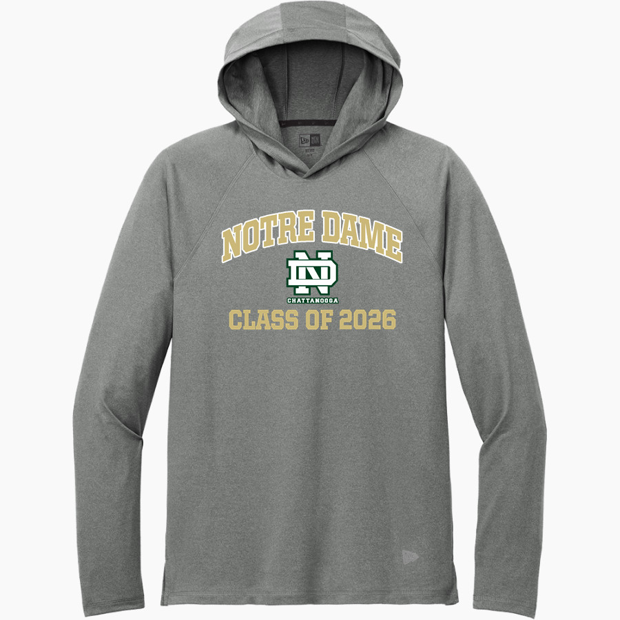 Notre Dame Irish <span class="pdp-name-mascot">Notre Dame Irish</span> New Era Men's Long Sleeve Power Hoodie