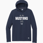 Meadows School The Official Store of the Mustangs <span class="pdp-name-mascot">Meadows School Mustangs</span> New Era Men's Long Sleeve Power Hoodie Front Thumbnail
