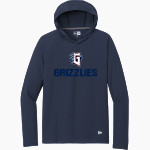Glenn Grizzlies <span class="pdp-name-mascot">Tom Glenn Grizzlies</span> New Era Men's Long Sleeve Power Hoodie Front Thumbnail